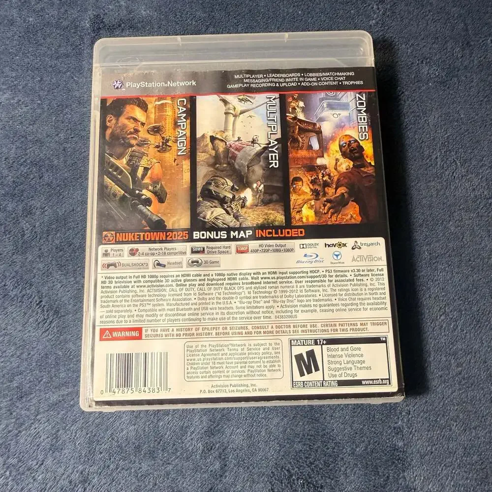 Call of Duty: Black Ops II (PS3) - Complete in Box